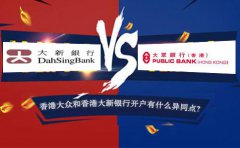 香港大眾銀行開戶和香港大新銀行開戶有什么異同點？